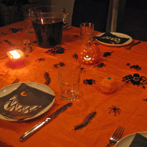 Halloween Tischdeko